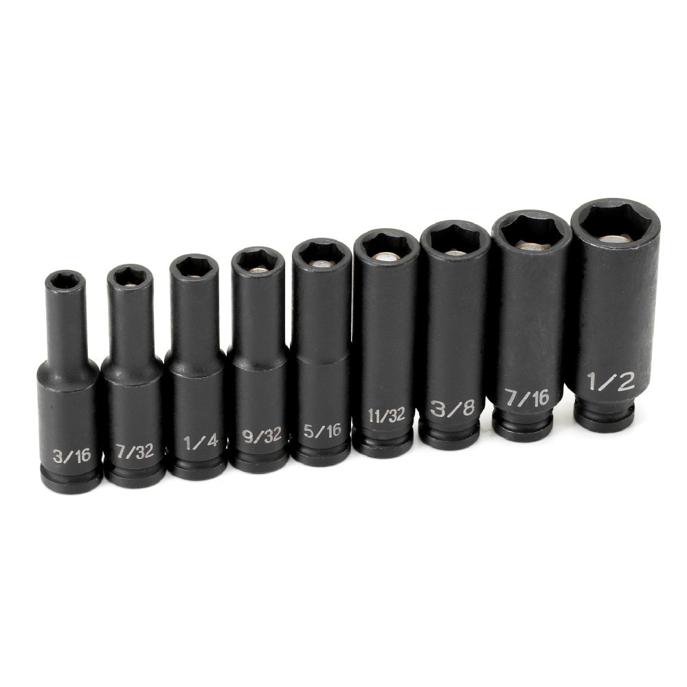 Gp 1/4″ Drive Deep Length Magnetic Impact Set – Shark Specialty Tools